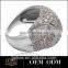 New Fashion Simple couple ring sterling silver jewelry engagement ring in 916 gold