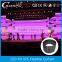 indoor flexible led curtain display video
