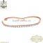 14k Rose Gold Bracelet. Pave Diamond Women Jewelry Collations Supplier. Wholesale Handmade Jewelry