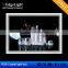 Edgelight RGB crystal frameless light box led advertising displays