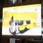 aluminous frame indoor advertising single side LED lighting box