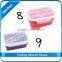 Folding Silicone lunch boxes Lunch box Easy take outdoor