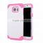 2 in 1 silicone+pc hybrid case for Samsung note 5 robot case with dual-layer protective shell case