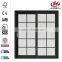 59-1/4 in. x 79-1/2 in. W-2500 French Vanilla/ Black Prehung Left-Hand Clad-Wood Sliding Patio Door with 10-Lite Grids