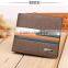 Purses factory 2015 Best selling men standard size wallet Trend korea striped design money clip