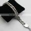 Stainless Steel Bracelet and Necklace Link Chain Punk Jewelry Set