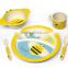 Eco-friendly kids dinnerware set-Bee design