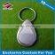 Promotion cheap metal pom pom keychain