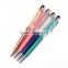 Office stationery custom wedding crystal touch stylus pen personalized logo luxury crystal pen