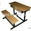 Powerful school furniture/double desk set