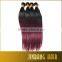 Express  wholesale Brazilian Ombre Purple Hair Straight Sew In Human Hair Weave Ombre Hair Weft