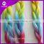 24" 100g Ombre Rainbow Color Jumbo Braiding Synthetic Hair Extensions For Dreadlocks Crochet braids