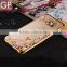 Luxury electroplate frame flowers For samsung galaxy S7