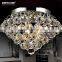 Chrom Metal Mini Crystal Ceiling Lamp Crystal Ball MD83046
