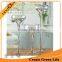 Large Art Glass Goblet Shaped Clear Vase Tall Wholesale