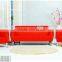 2015 New Model Fabric Curved Red Round Sofa B88