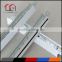 L wall angle exposed T- bar suspended ceiling