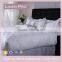 Linen Pro Hotel Linen Bedding Sets With 100% Cotton White Satin Grid                        
                                                Quality Choice