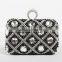 2015 Ladies fashion pearl luxury handbags women diamond party bags gold evening clutch ladies