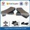 black motorbike brake shoes, motorcycle brake disc pad, disc brake plate for motorcycle