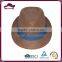 China new arrival brown 100% paper fabric fedora hat for man