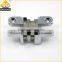 Polished chrome zinc alloy + stainless steel 201 180 degree Soss hinges for lockers