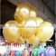 Wholesale 2014 good quality Colourful wedding lighted Party decoration Balloons 12inch 3.2g bead light advertiseme latex balloon