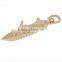 Zinc Alloy Charms Cruise Ship Charms 3 Dimensional Pendants for Bracelet