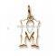 English letter M charms alphapet M charms and pendants with different style