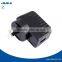 ac dc adapter 5v 1000ma phone charger for mobile phones with Brazil,US,AU,EU,UK AC plug