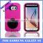 Hybrid Heavy Duty Ring Holder Protective Case For Samsung Galaxy S6 Cover