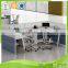 YS-SW08 Sunshine Furniture Cubicle Office Workstation 2 Seats With Glass Partition