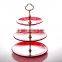 3 Tier Heart Shape Fancy Wedding Glass Snacks food Serving Trays Cake Stand in Dishes & Plates