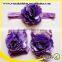 headband sets gauze baby flower headband for baby head and foot