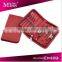 2016 Miss Fashion Red&black spacing Manicure Set with red reather box