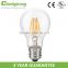 CE ROHS E27 Edison A60 230V Dimmable filament led bulb 2700k