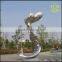 Supply fashion villa stainless steel city decorative sculpture metal art sculpture