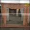 Beige marble fireplace European indoor decorative fireplace sculpture