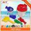 7PCS ABS material beach toy set bucket for kids