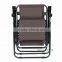 Brown Zero Gravity Recliner Chair Camping Lounge Chair With Pillow