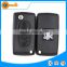 3 trunk button car key shell replacement with logo flip remote key case cover blank fob for Peugoet 407 307 308 607