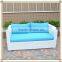 4 Seater White contemporary sofa set (6420)