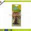 Europe Hot selling & cheap hanging car paper air freshener