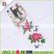 Hot Sale Flower Waterproof Temporary Tattoos Stickers For Decorative