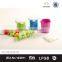 Lock lid plastic water bottle cup colorful items