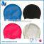 Custom Priting Silicone Waterproof Swimming Cap For Long Hair