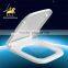 Soft Close Square Shape Bathroom UF Toilet Seat