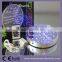 Rechargeable 20cm round shape LED flower vase wedding plastic candelabra centerpiece light base