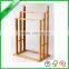 Hot sale design wooden standing towel rack with shoes rack for hotel