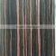 028 Black Ebony Engineered Recomposed Veneer With First Class Grade